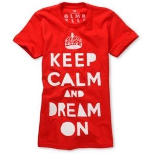 GLMR KLLS Keep Calm Red T-Shirt Tee